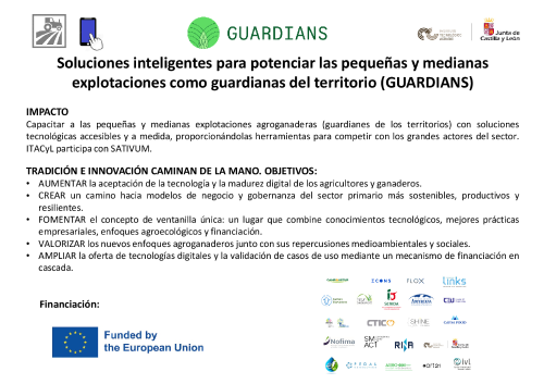 Soluciones inteligentes para potenciar las pequeñas y medianas explotaciones como guardianas del territorio (GUARDIANS)